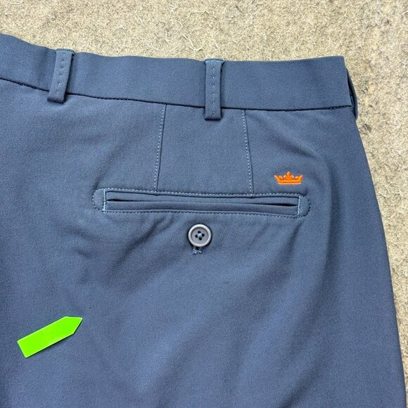 Peter Millar Shorts Men 38 Blue 9" Performance Golf Wicking Stretch - Picture 8 of 14